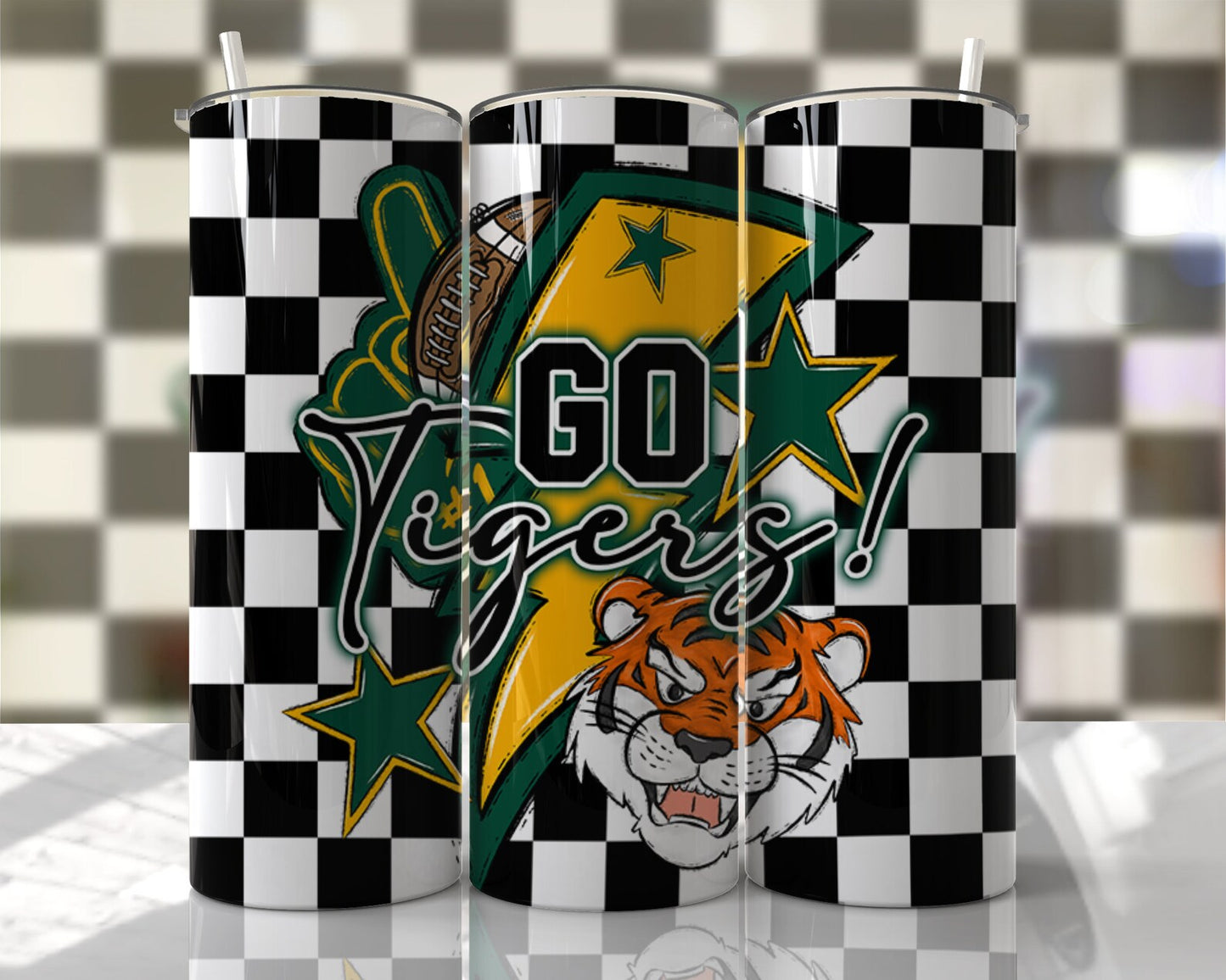 Tiger Football Tumbler