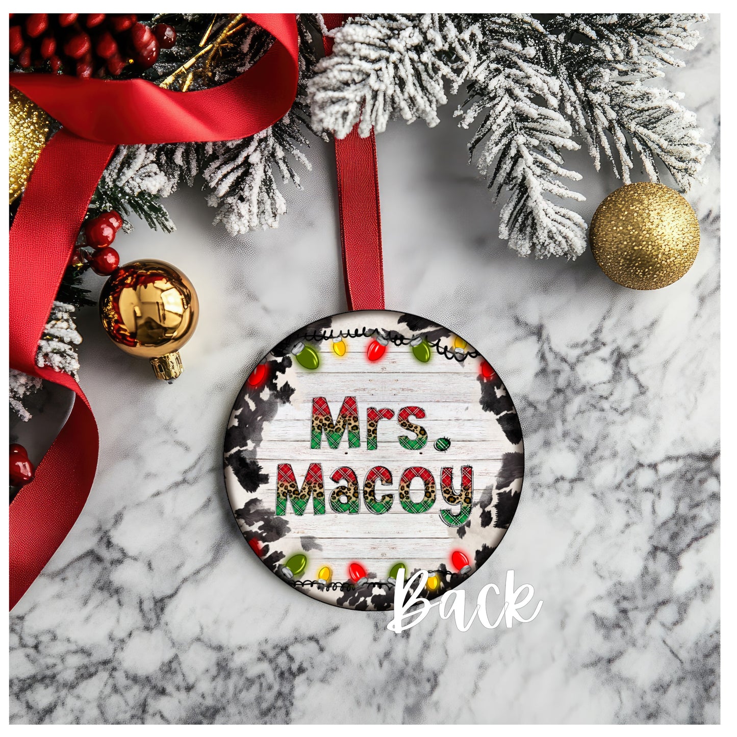 Teacher Christmas Ornament
