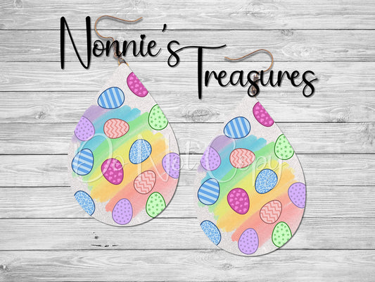 Easter Egg Pastel Earrings Nonnie's Treasures