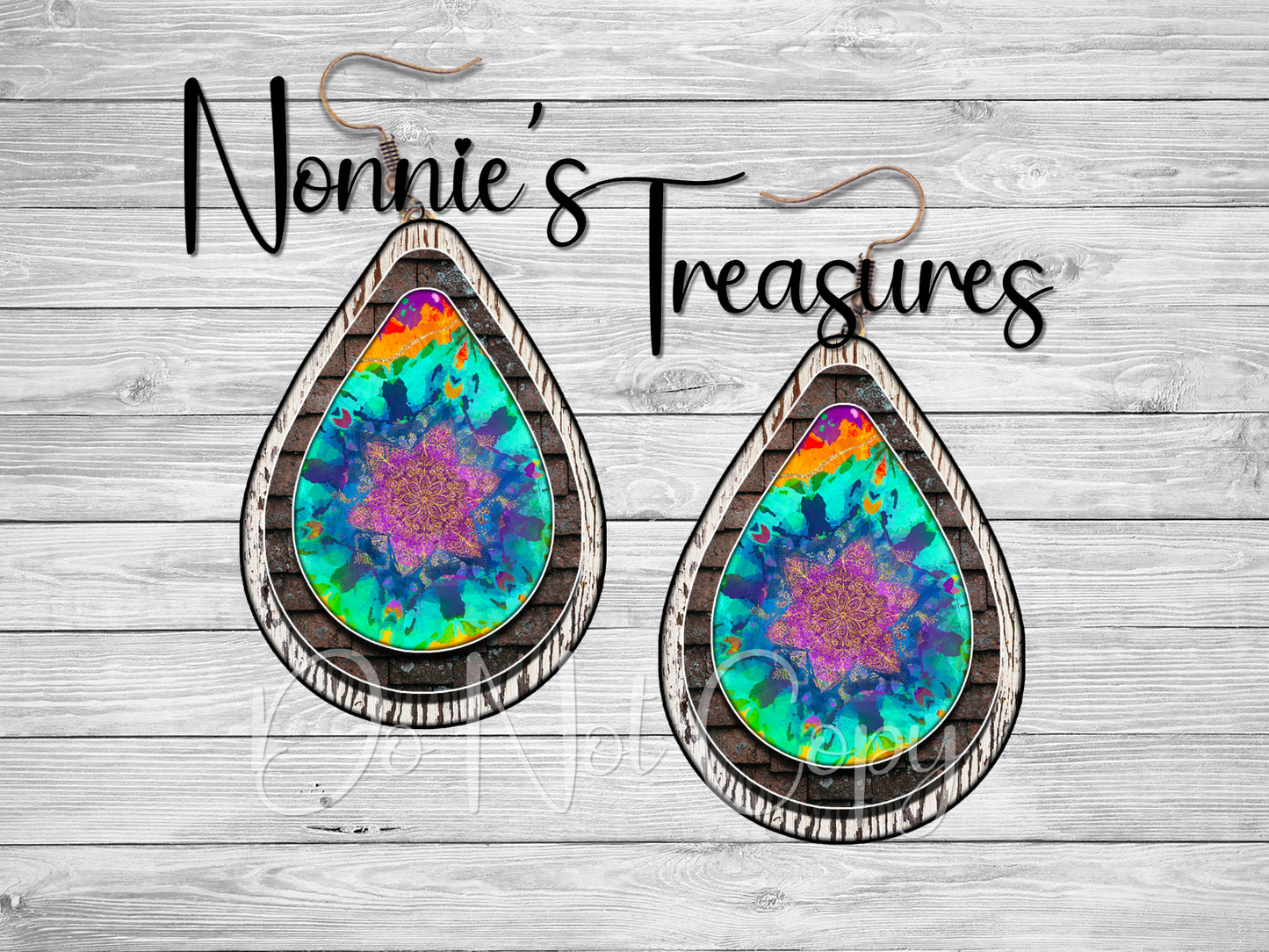 Rustic Tie Dye Western Nonnie's Treasures