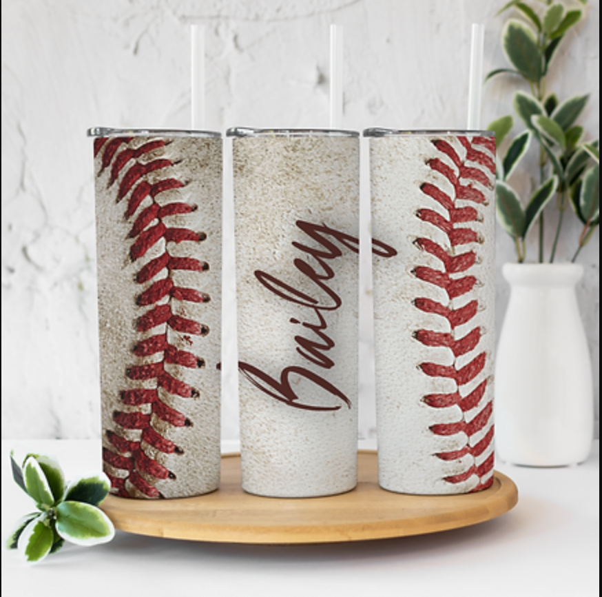 Baseball Ball 20 ounce Sublimation Tumbler BTD