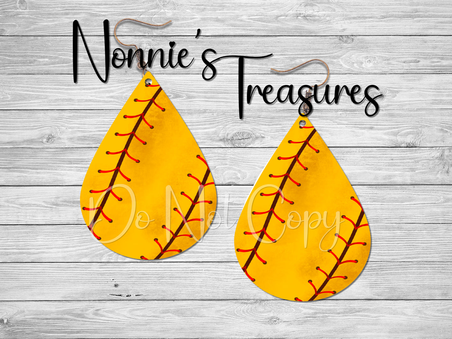 Softballl Earrings Nonnie's Treasure