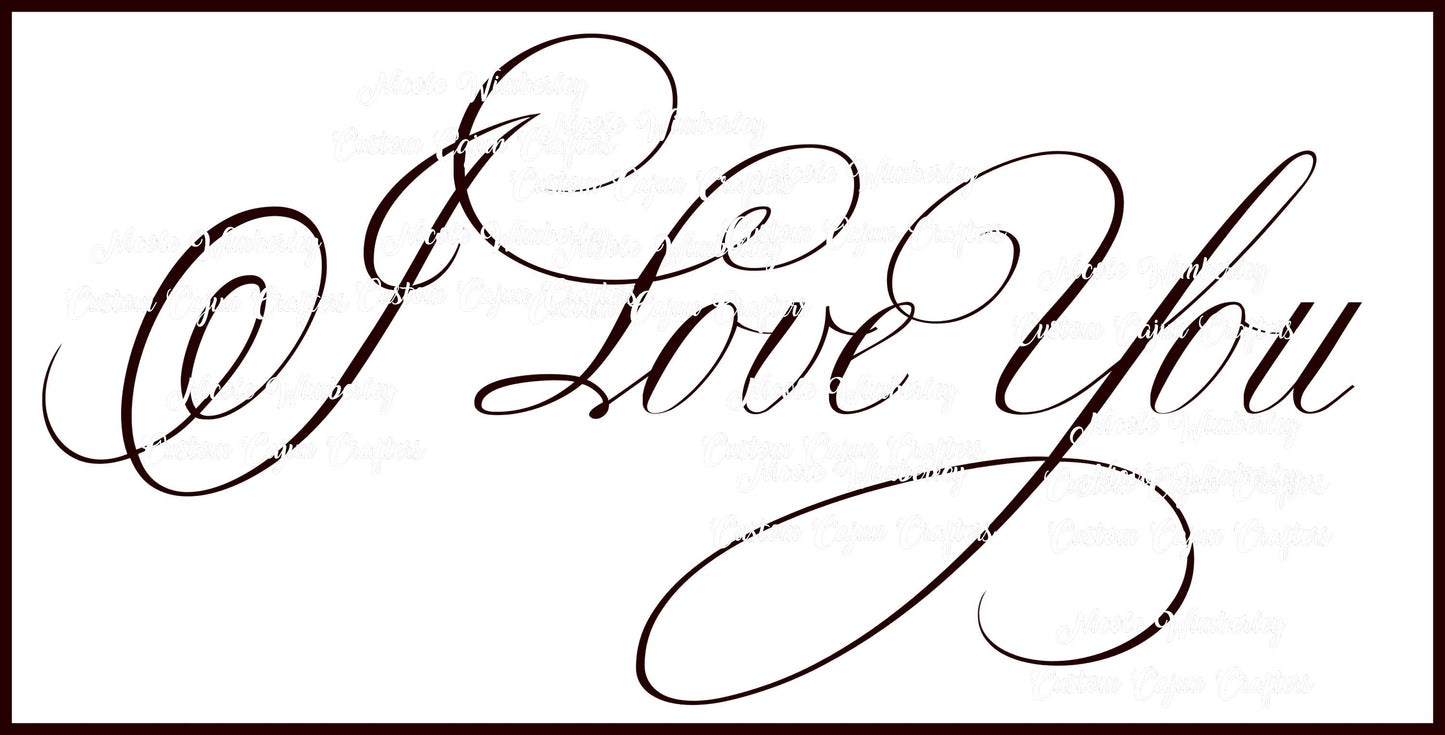I Love You Digital File