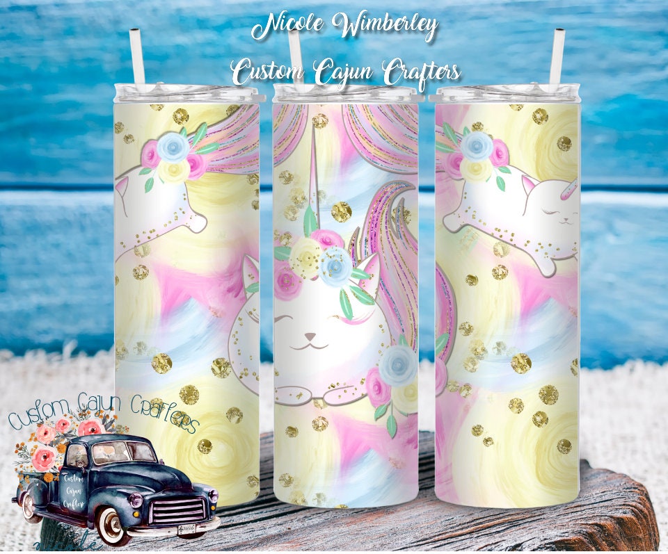 Caticorn Sublimation Tumbler nw