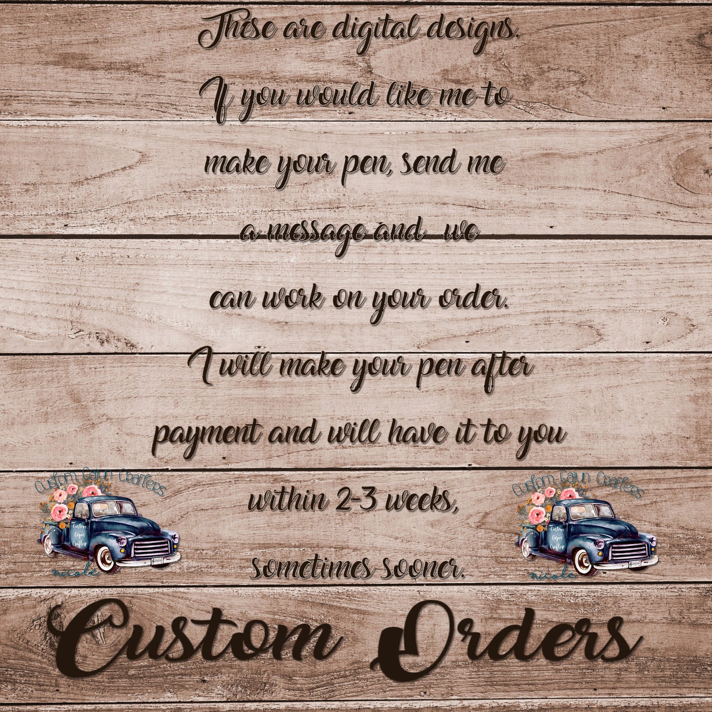 Crayon Pen Wraps- Digital Download