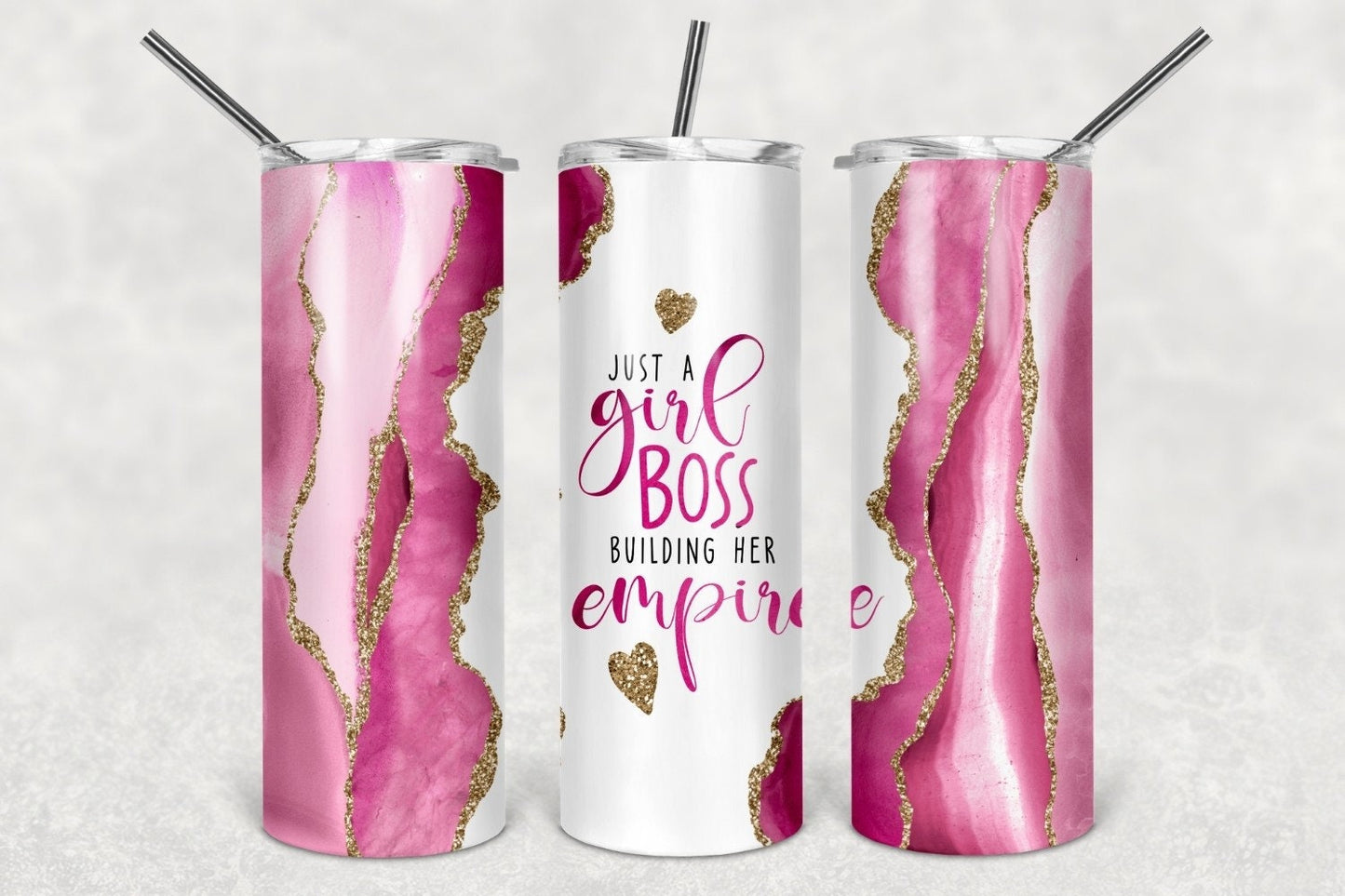 Girl Boss Sublimation Tumbler