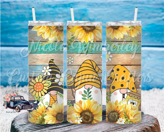 Bee Gnome Sublimation Tumbler