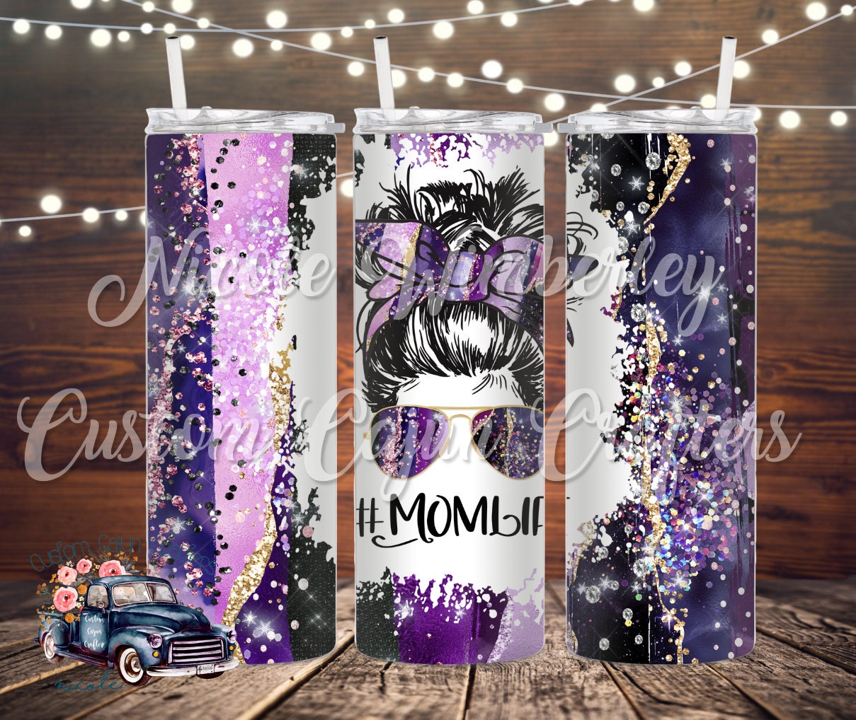Mom Life 20 ounce Sublimation Tumbler