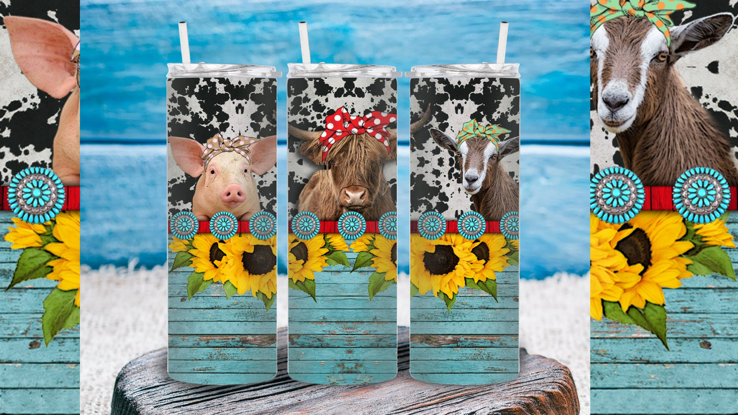 Farm Life Sublimation Tumbler
