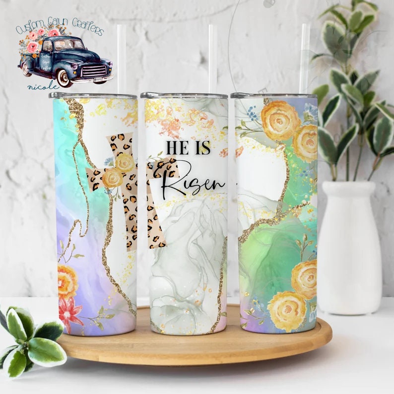 He is Risen 20 ounce Sublimation Tumbler