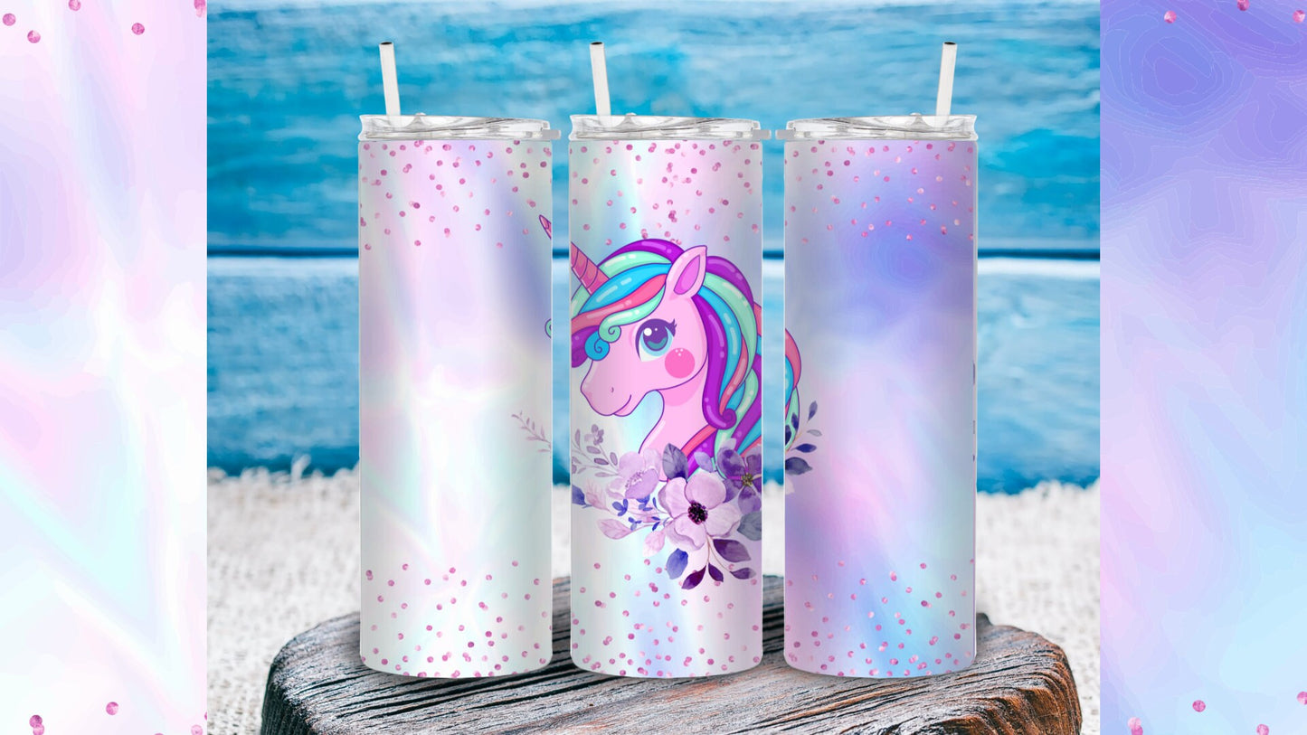 Unicorn Sublimation Tumbler