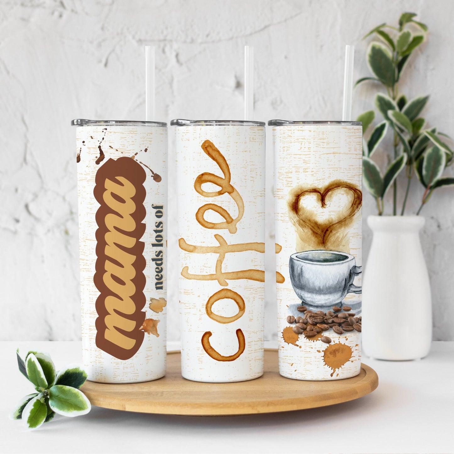 Mama Needs Coffee Sublimation Tumbler