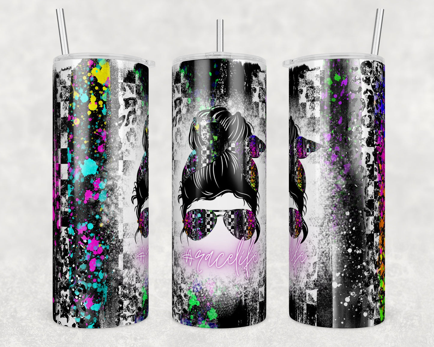 Race Life Sublimation Tumbler - bt