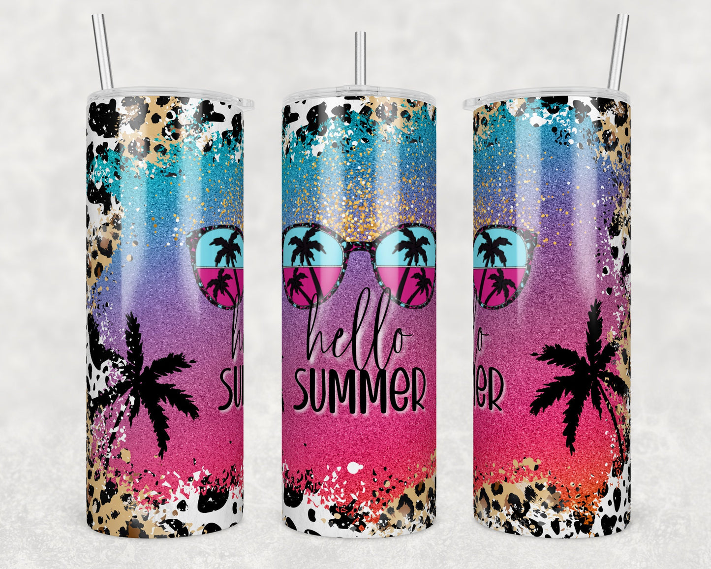 Hello Summer Sublimation Tumbler