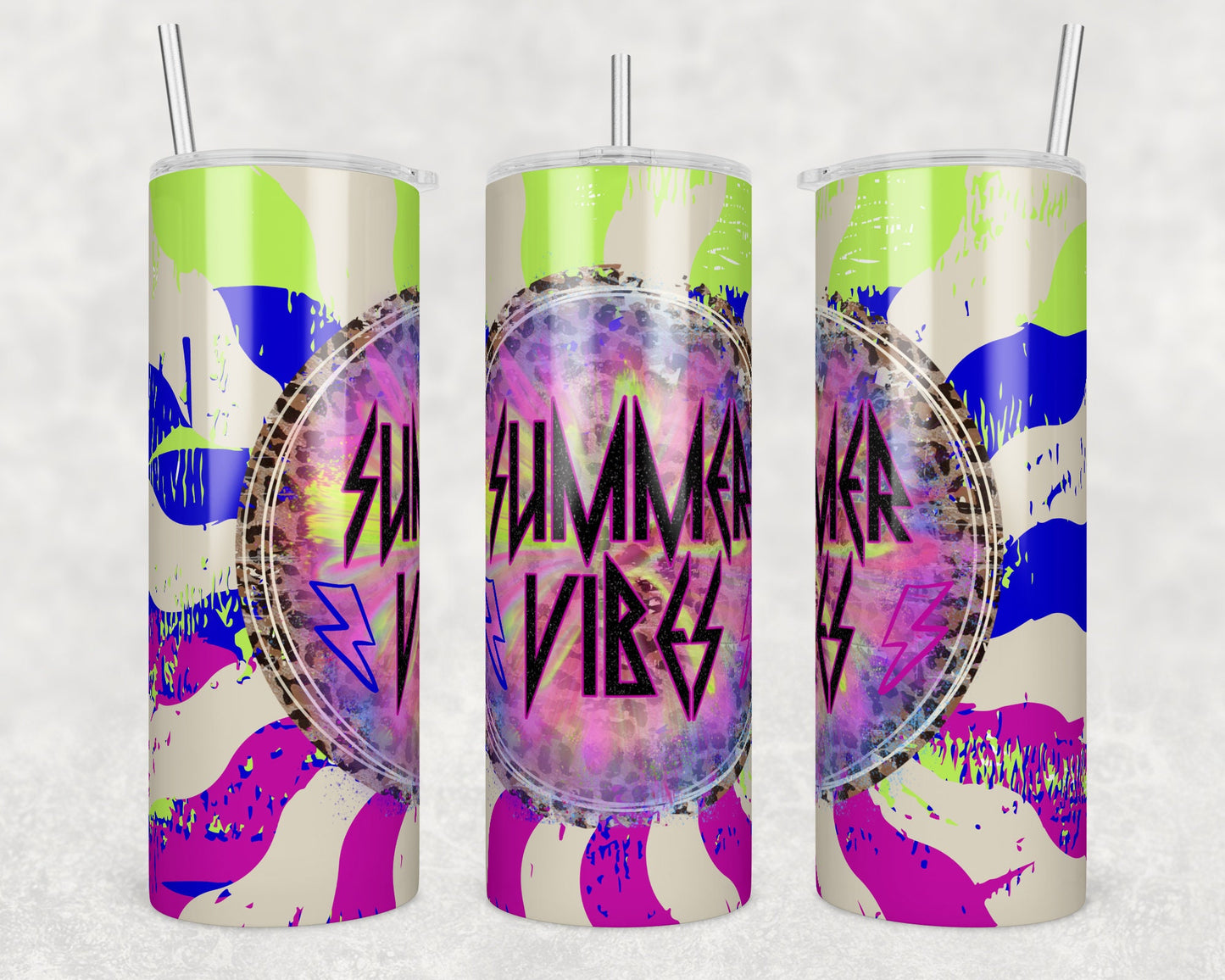 Summer Vibes Sublimation Tumbler