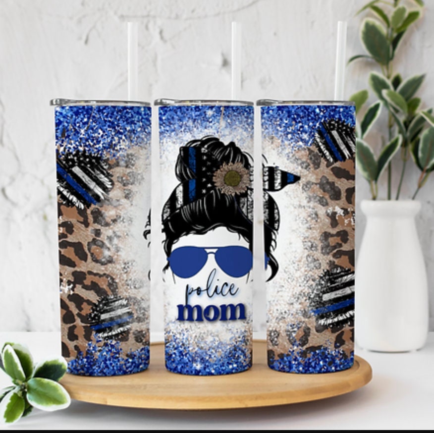Police Mom Sublimation Tumbler