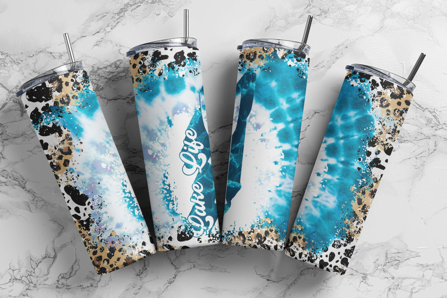 Lake. Life Sublimation Tumbler