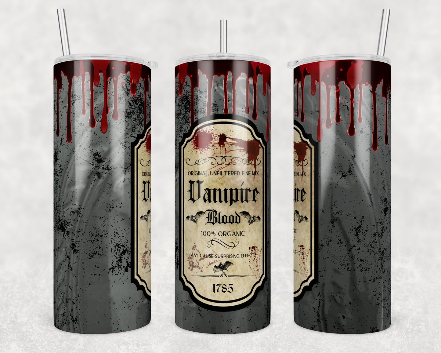 Vampire Blood Sublimation Tumbler bdc