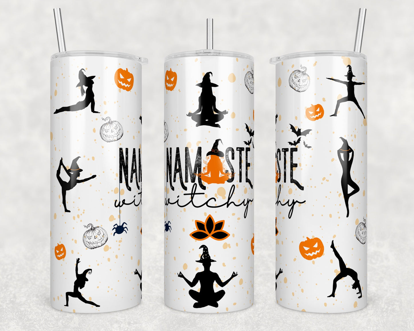 Namaste Witchy Sublimation Tumbler bdc
