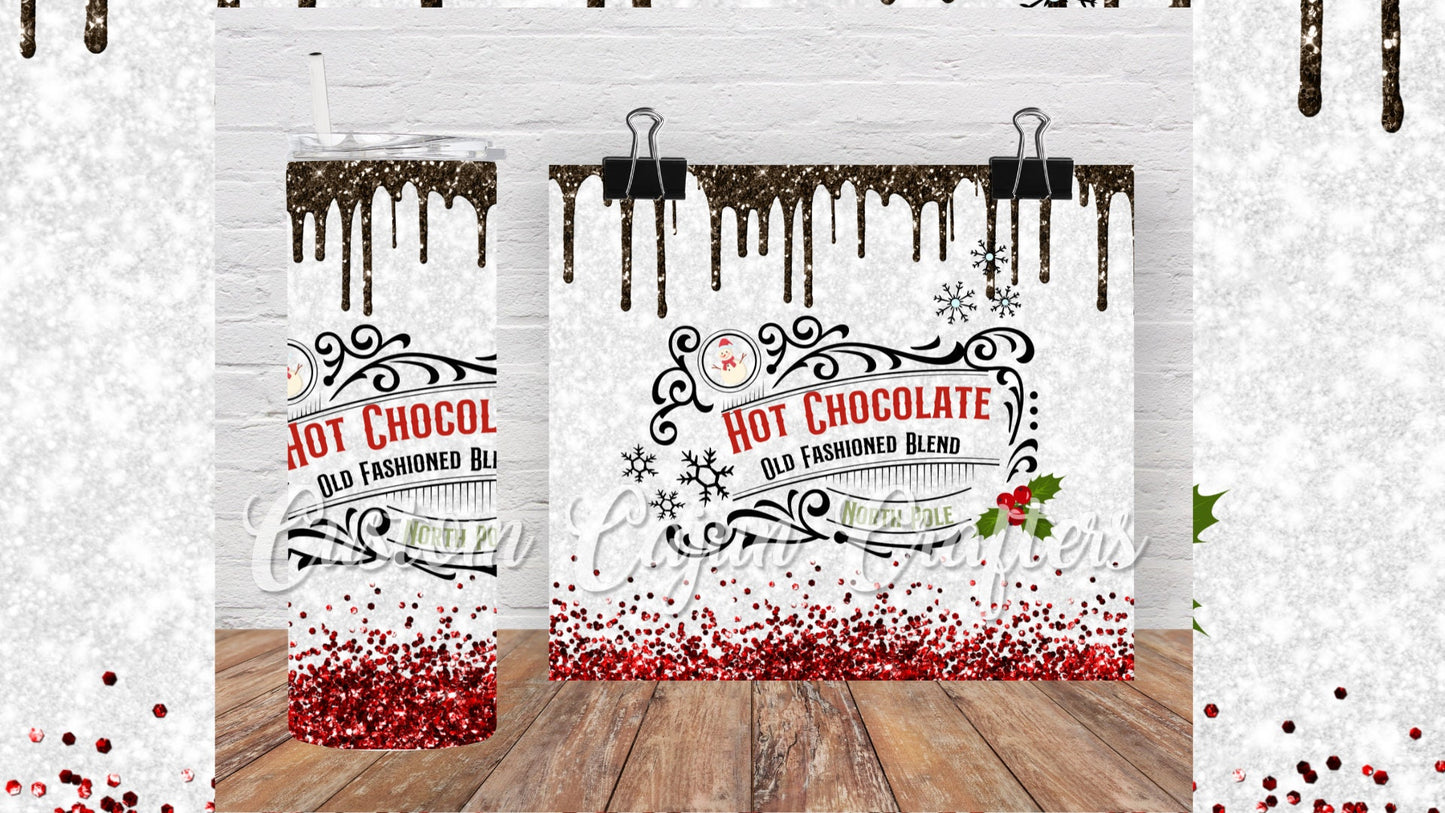 Hot Chocolate Sublimation Tumbler bdc