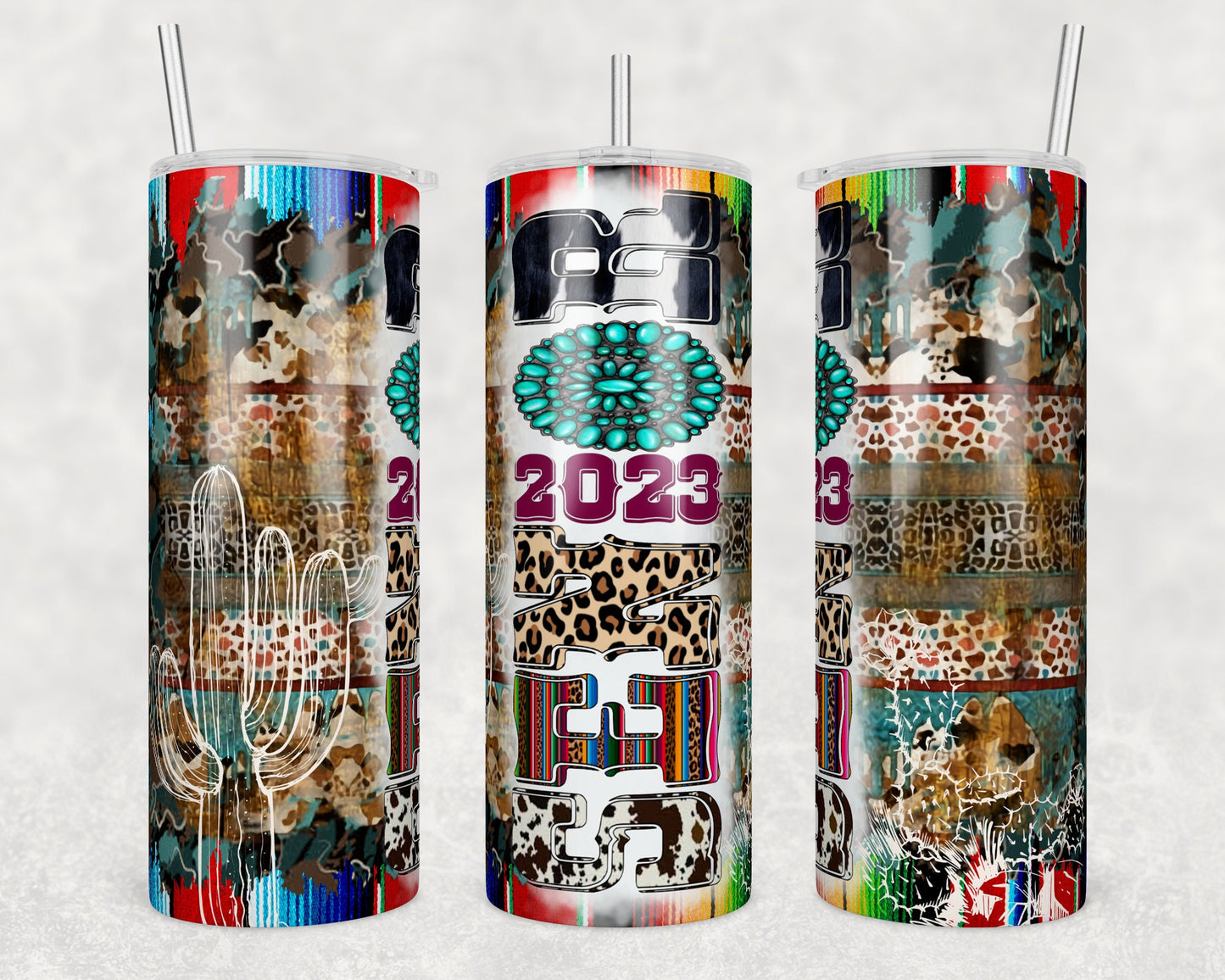 Senior 2023 Western -Sublimation Tumbler bdc