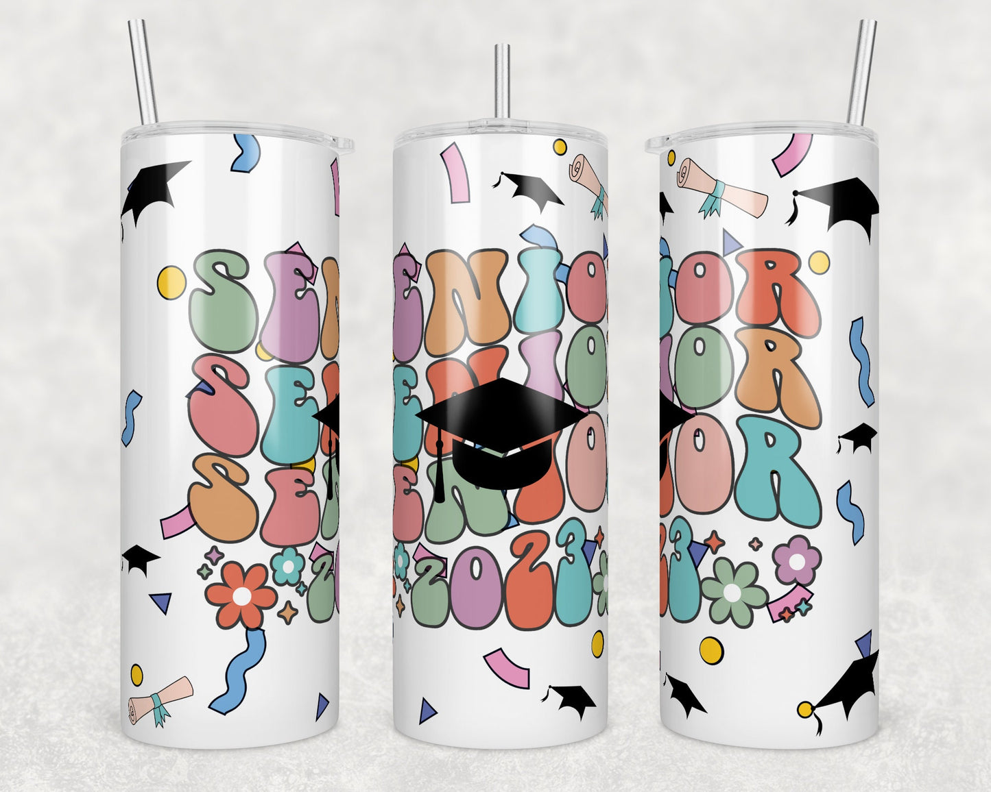 Senior 2023 1 -Sublimation Tumbler bdc