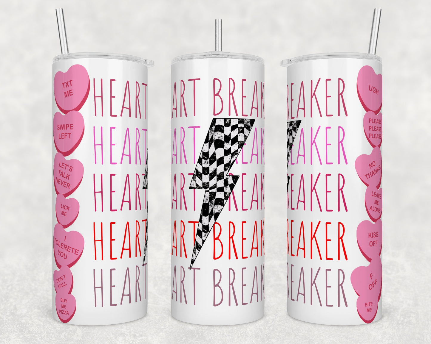 Valentine Heartbreaker 20 ounce Sublimation Tumbler btd