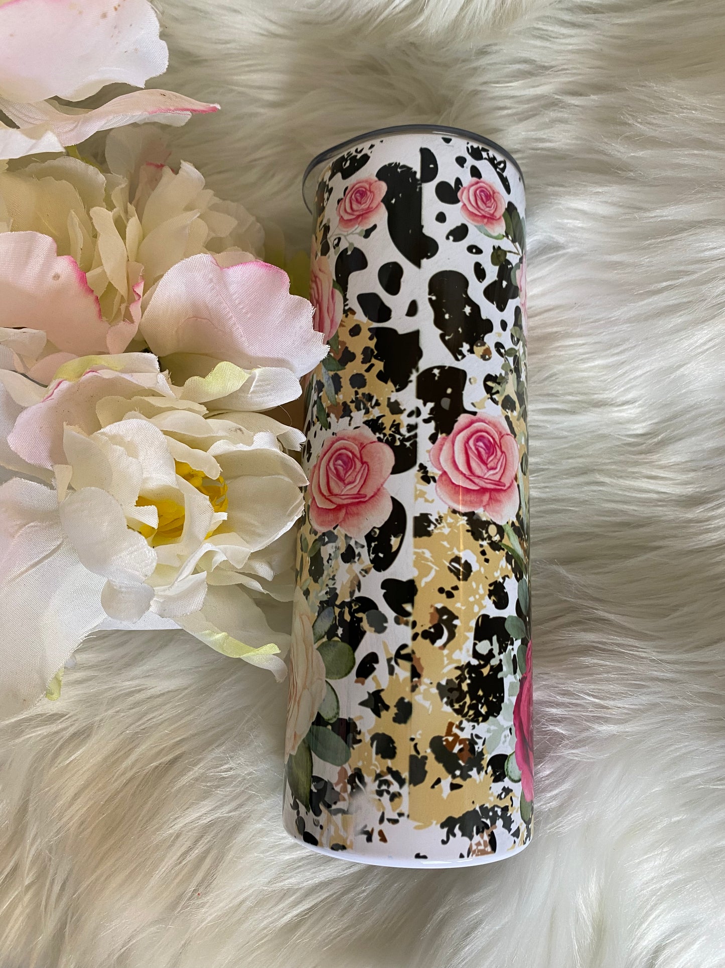 I Can Buy Myself Flowers- rose Sublimation Tumbler