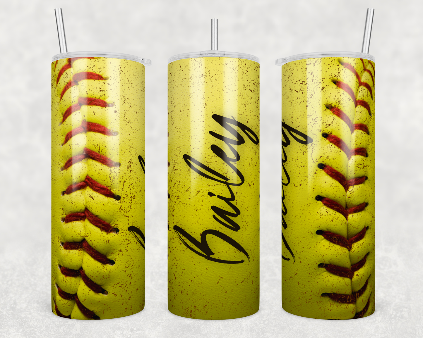 Softball 20 ounce Sublimation Tumbler BTD