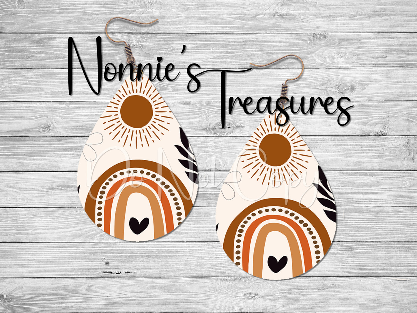 Rainbow BOHO  Earrings Nonnie's Treasures