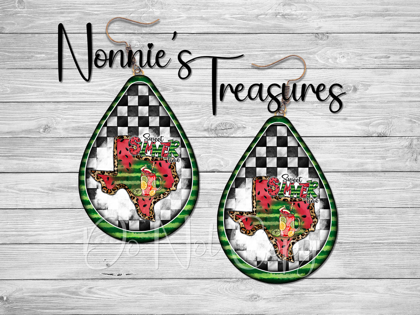 Sweet Summer Texas Earrings Nonnie's Treasures