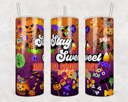 Sweet and Spooky Sublimation Tumbler bdc