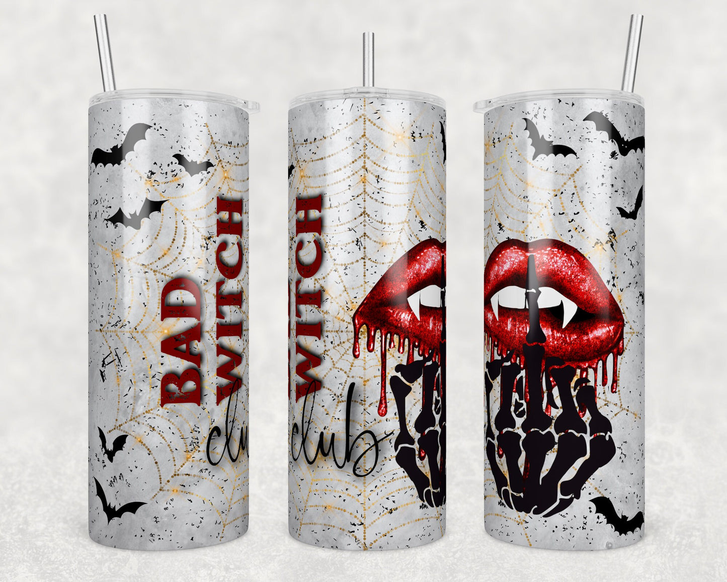 Bad Witch Club Sublimation Tumbler bdc