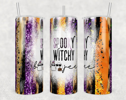 Spooky Witch Boo Juice Sublimation Tumbler bdc