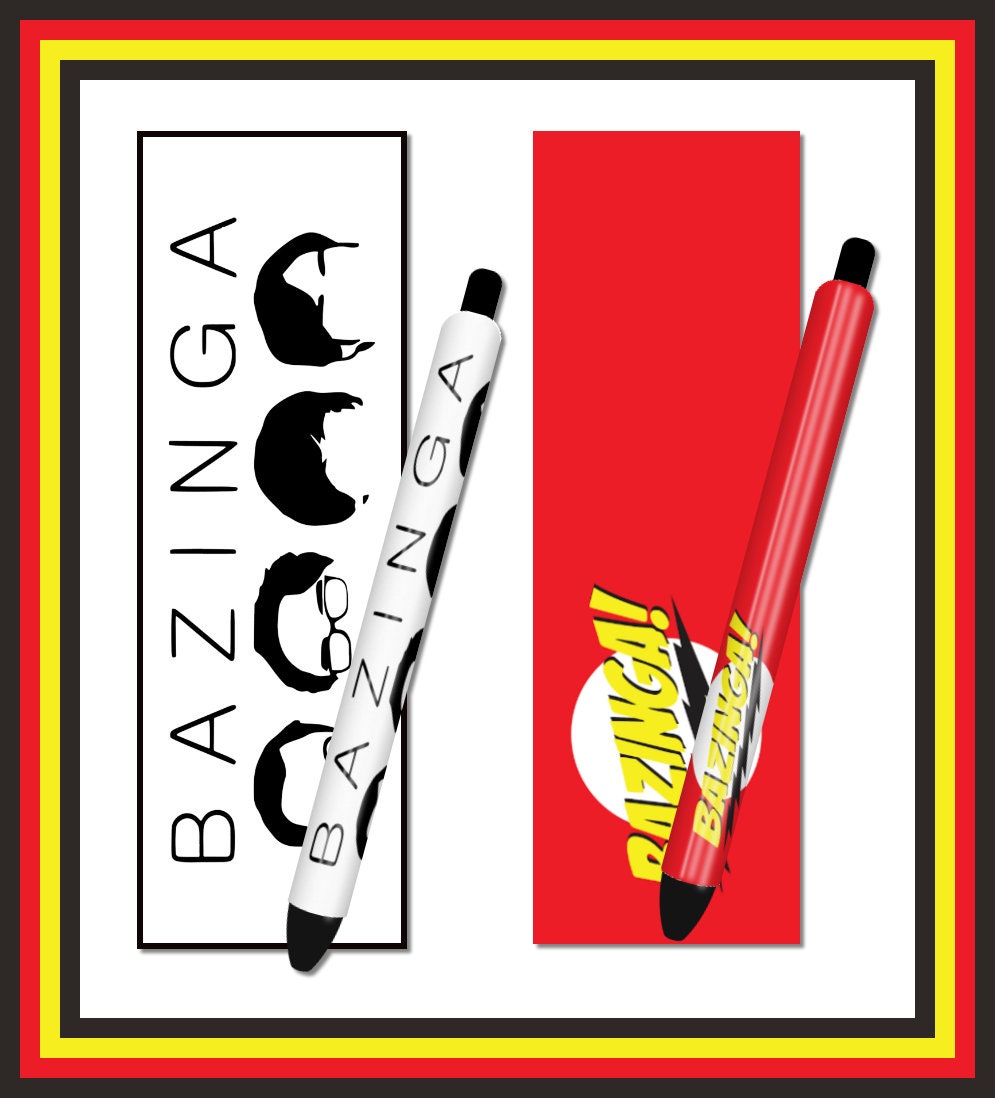 Bazinga Pen Wrap- Digital Download